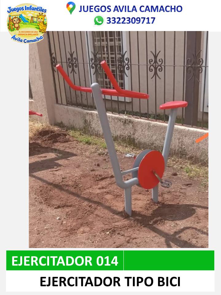 ejercitador bici fija